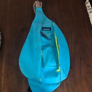 Kavu bag. Dirt on but can be wiped off